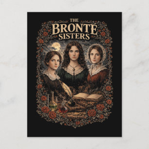 Postal Las hermanas Brontë