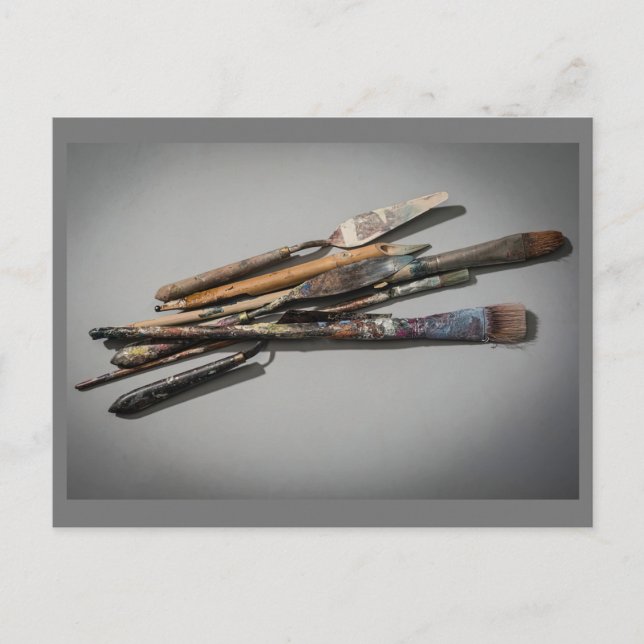 Postal Las herramientas de pintura de Alma Thomas (Anverso)