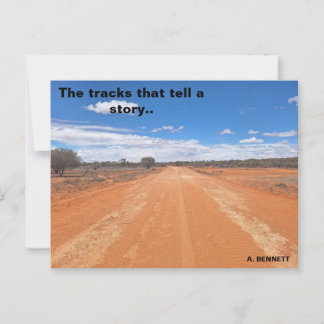 Postal Las huellas que cuentan una historia.