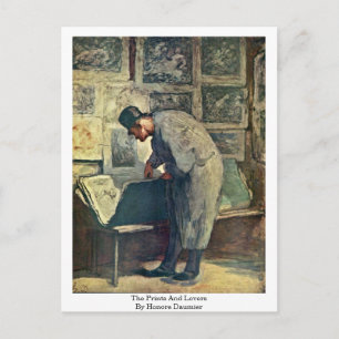 Postal Las Impresiones Y Amantes De Honore Daumier