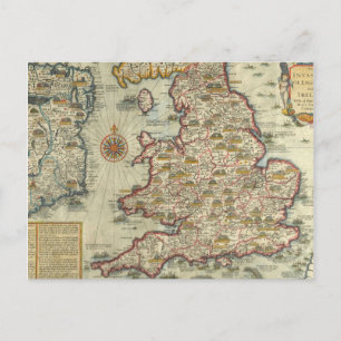 Postal Las invasiones de Inglaterra e Irlanda
