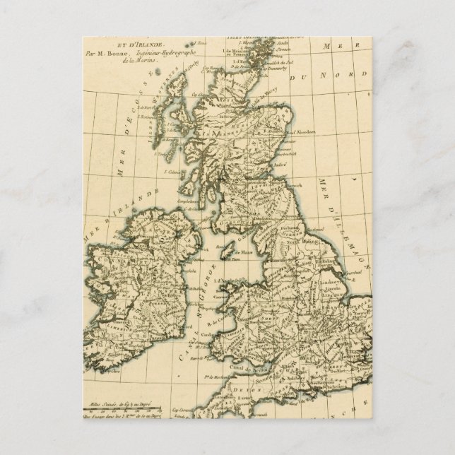 Postal Las Islas Británicas (Anverso)