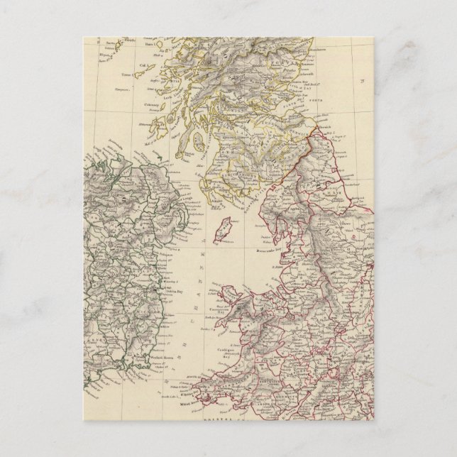 Postal Las Islas Británicas (Anverso)