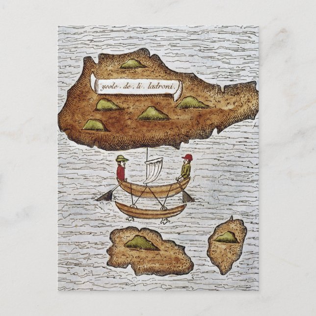 POSTAL LAS ISLAS LADRONAS (Anverso)