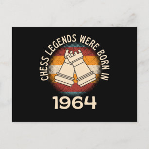 Postal Las Leyendas De Ajedrez Nacieron En 1964