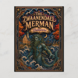 Postal Las Leyendas del Tritón de Zwaanendael Delaware