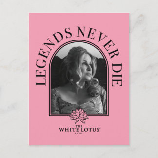 Postal Las leyendas nunca mueren - El Lotus blanco