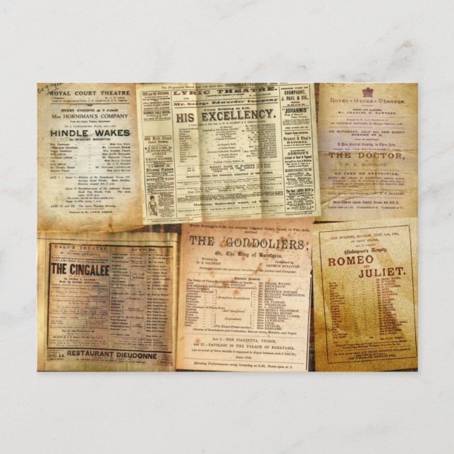 Postal Las listas de reproducción (Anverso)