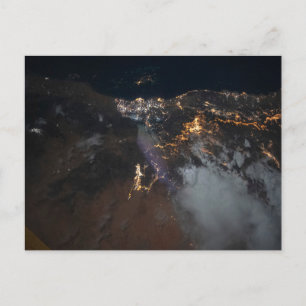 Postal Las Luces De La Ciudad De Jazan Y Sus Alrededores