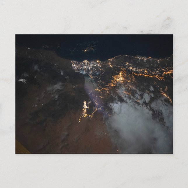 Postal Las Luces De La Ciudad De Jazan Y Sus Alrededores (Anverso)