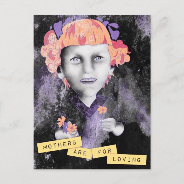 Postal las madres están a favor del amor (Anverso)