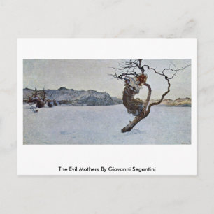 Postal Las Madres Malas De Giovanni Segantini