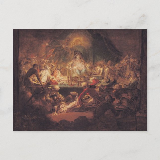 Postal Las masas de monos (Anverso)