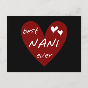 Postal Las mejores camisetas y regalos de Nani del
