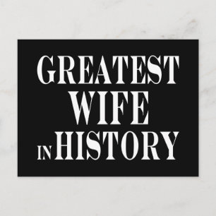Postal Las mejores esposas: la esposa más grande de la hi