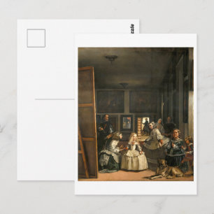 Postal Las Meninas Diego Velázquez