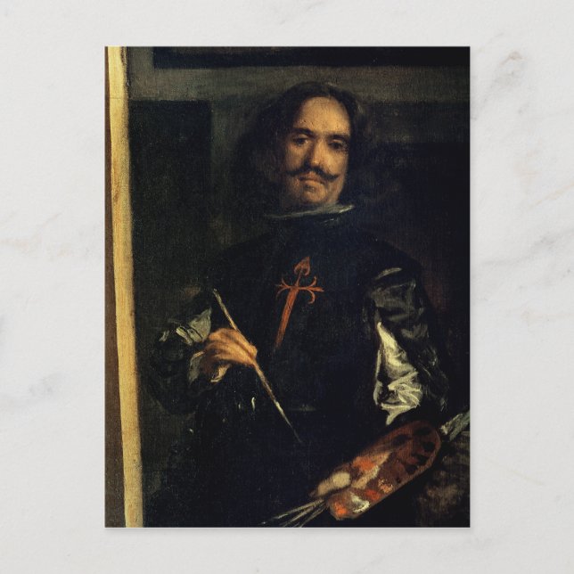 Postal Las Meninas o la familia de Felipe IV (Anverso)