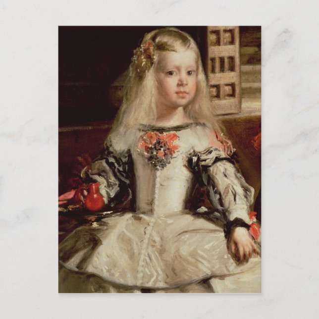 Postal Las Meninas o la familia de Felipe IV, c.1656 (Anverso)