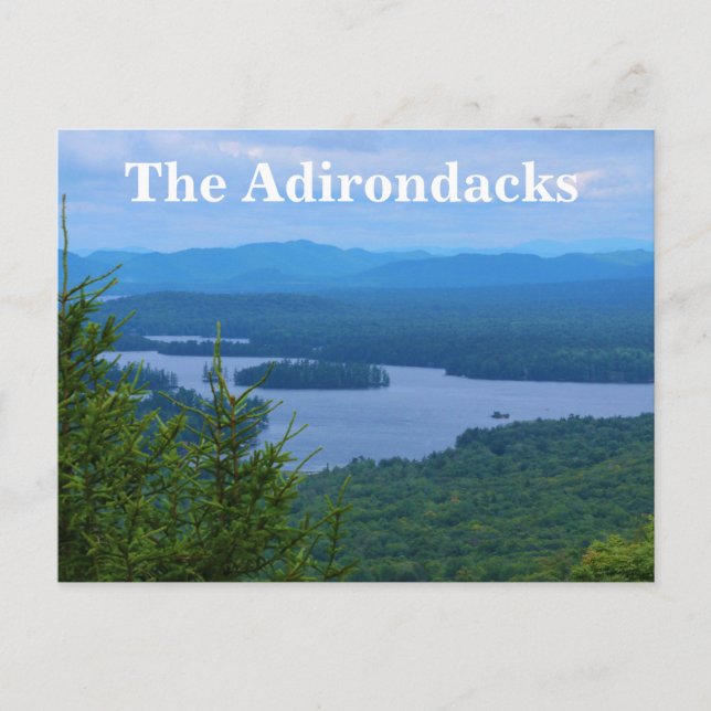 Postal Las montañas Adirondack (Anverso)