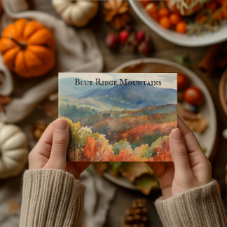 Postal Las montañas Blue Ridge, el personalizable