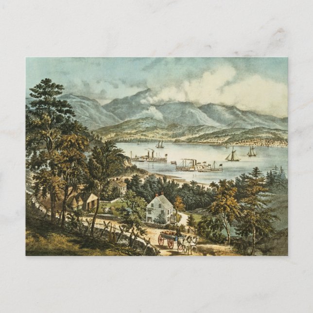 Postal Las montañas Catskill (Anverso)