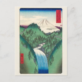 Postal Las montañas de Izo | Hiroshige |