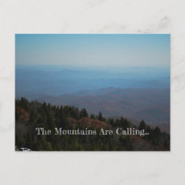 Postal Las montañas están llamando