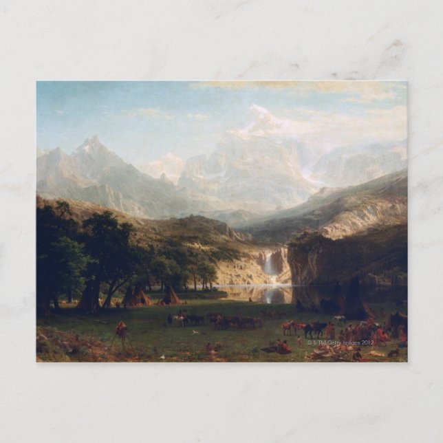 Postal Las Montañas Rocosas (Anverso)