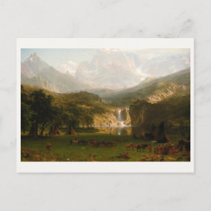Postal Las Montañas Rocosas de Albert Bierstadt, Pico Lan