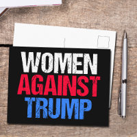 Las mujeres contra las elecciones de Trump en negr
