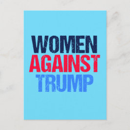 Postal Las mujeres contra Trump