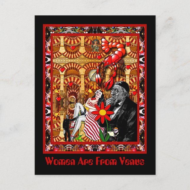 Postal Las Mujeres De Venus (Anverso)