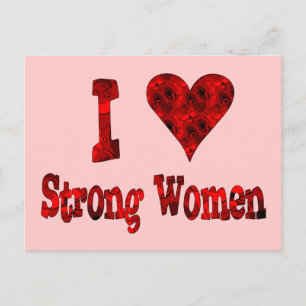 Postal Las mujeres fuertes del corazón