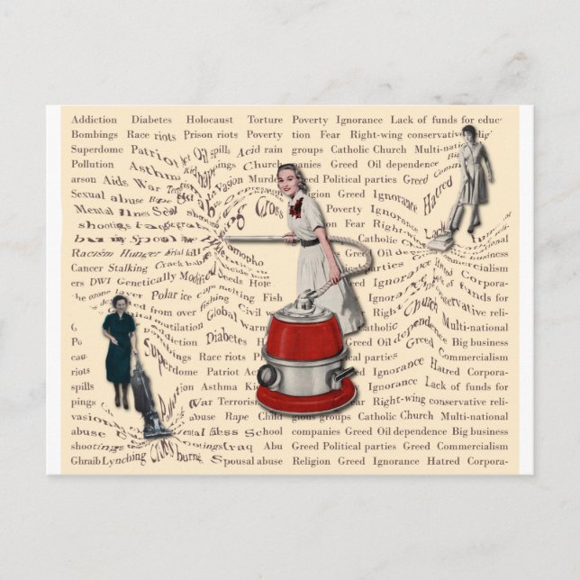 Postal Las mujeres gobiernan el mundo (Anverso)