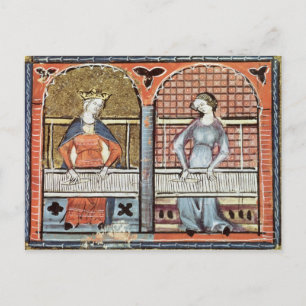 Postal Las mujeres, Ovide Moralise escrito por Chretien