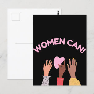 Postal Las mujeres pueden ser feministas