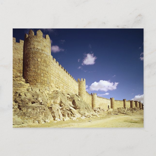 Postal Las murallas de la ciudad (Anverso)