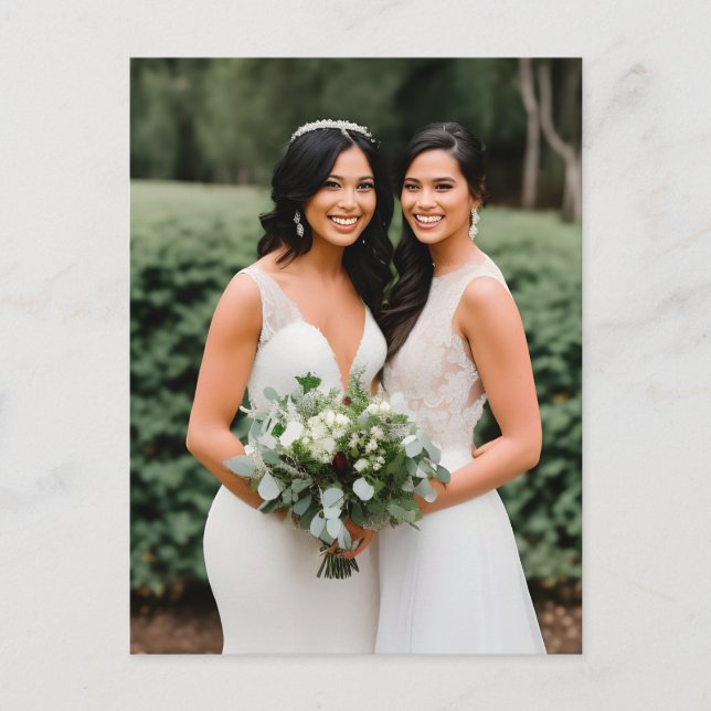 Postal Las novias (Anverso)