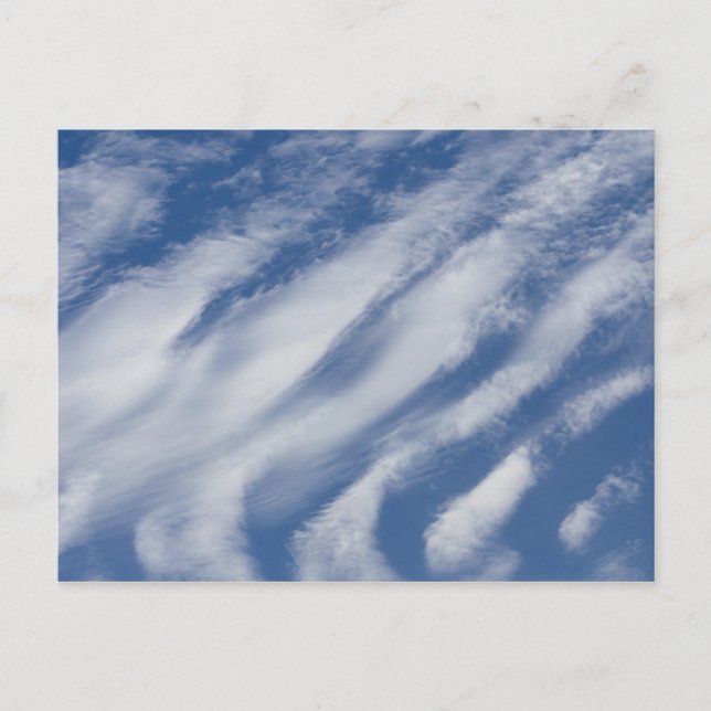 Postal las nubes se posan (Anverso)