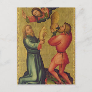 Postal Las ofertas de Caín y Abel