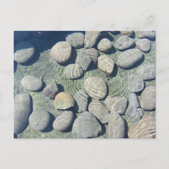 Postal Las olas en el agua (Anverso)