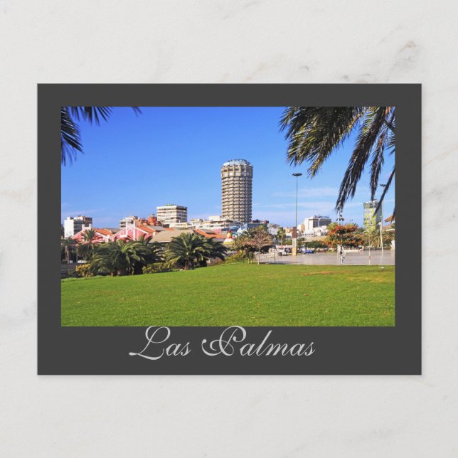 Postal Las Palmas, Isla Gran Canaria, España (Anverso)