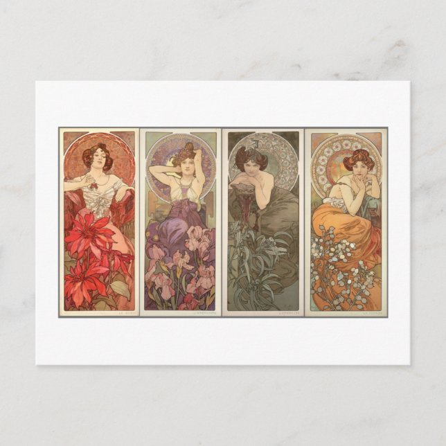 Postal Las piedras preciosas (Anverso)