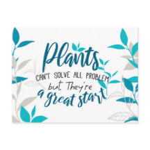 Las plantas no pueden resolver todos los problemas