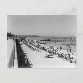 Postal Las playas de Tel Aviv en los años 30
