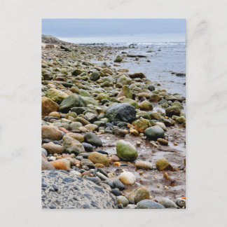 Postal Las playas rocosas de Montauk, Long Island, NY