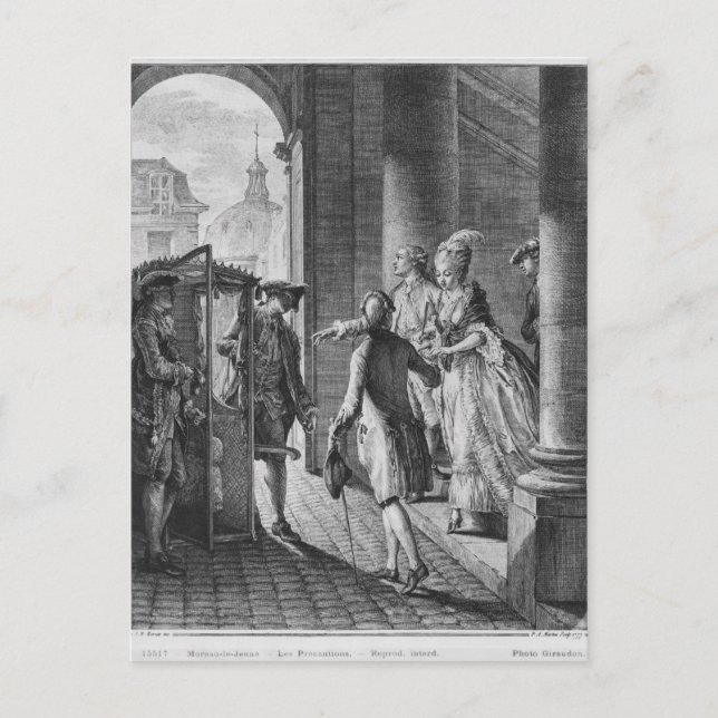 Postal Las precauciones (Anverso)