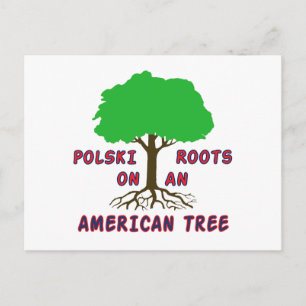 Postal Las raíces polski americanas