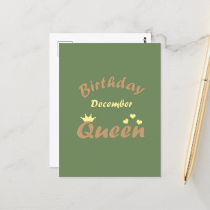 Postal Las reinas nacieron en diciembre