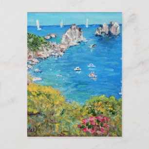 Postal Las Rocas Faraglioni -